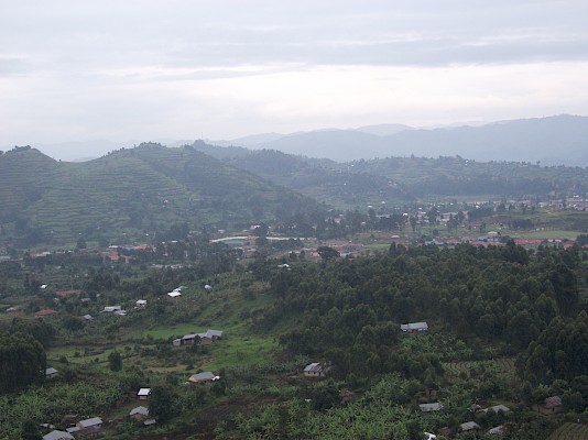 Typical living conditions in Kisoro