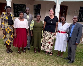 Dr Nicci & Senior Team (photo taken by Nsubuga Moses